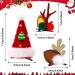 JUNEBRUSHS 6 Pairs Christmas Hair Clips Accessories Cute Reindeer Antlers Headband Ears Headdress Hairpins Antlers Christmas Tree Hat Hair Barrettes for kids - Buy Online on GoSupps.com