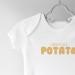 Hippowarehouse Potato Baby Vest Bodysuit (Short Sleeve) for Boys and Girls - Buy Online on GoSupps.com