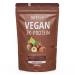 Nutri + protein powder vegan hazelnut 1 kg - 83% protein - 3k protein powder hazelut flavor - vegan protein powder without lactose gluten milk & whey - nut taste hazelnut 1 kg (1 Pack)
