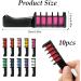 10 Colors Temporary Hair Chalk for Kids - Washable Hair Chalk Comb Dye Makeup Set - Non-Sticky Bright Hair for DIY Parties & Cosplay - Buy Online on GoSupps.com