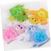 12 Pcs Cartoon Shower Gloves for Kids - Fun Bath Toys & Massage Mitts | Ipetboom Soft Bath Sponge Set - Buy Online on GoSupps.com