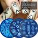 1 Set Nail Plate Stamp Template Kit - Jelly Stamper & Nail Art Tools for Perfect Designs - Buy Online on GoSupps.com