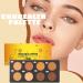  Opilroyn Face contour palette concealer foundation palette - 8-color lightweight cosmetic cream | Multi-palette makeup concealer cream for women men ladies adults friends - Buy Online on GoSupps.com
