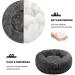 BEAUTYHB Calming Dog and Cat Bed - Anti Anxiety Round Fluffy Bed for Small, Medium, Large Pets - Warm & Washable - 24'' Medium Size - Dark Blue - Buy Online on GoSupps.com