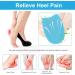 Acwoo Heel Spur Inserts - Soft Gel Orthopedic Heel Cushions for Men & Women (Size L 40-45) - Pain Relief & Heel Protection - Buy Online on GoSupps.com