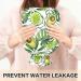 NAANLE Watercolor Heat Bottle - 2L Transparent Hot Water Bottle with Palm Leaf & Avocado | Large Hand & Foot Warmer for Pain Relief & Therapy - Buy Online on GoSupps.com