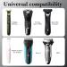 Linkidea Electric Razor Holder for Men - Folding Shaver Storage Stand & Shower Organizer Compatible with Philips 2400 Braun Series 3 5 6 - Stylish Black Design - Buy Online on GoSupps.com