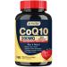 Coq10 200mg Upgraded 6X High Absorption with Vitamin E & PQQ & Black Pepper Extract Co q 10 Supplement for Heart Supports & Energy Production Coenzyme Q10 120 Servings