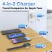 MTAKYI 4-in-2 Apple Watch Charger Cable Apple Watch/iPhone/Airpods  Watch Magnetic Charging Cable iWatch Series SE/8/7/6/5/4/3/2 - Wireless Travel Watch Charger AirPods 1/2/3/Pro&iPad Series ZJK04 - Buy Online on GoSupps.com