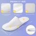 40 Pairs Non-Slip Disposable Spa Slippers - White Closed Toe Hotel House Slippers for Men Women - Ideal for Home, Hotel, Wedding Supplies - Buy Online on GoSupps.com