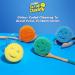 Scrub Daddy Colors Clutch - Smile Sponge Kitchen Cleaner | Odor-Resistant Dishwasher-Safe Etching Sponge for Pots & Dishes - Buy Online on GoSupps.com