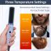 Vikicon Beard Glades for Men - Quick Heating Mini Electric Beard Brush Comb | Anti-Frizz Negative Ion Styling Device (Blue) - Buy Online on GoSupps.com