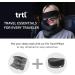 Trtl Glimpse Sleep Mask - Comfortable Blackout Eye Mask for Travel | Breathable & Includes Travel Bag & Ear Buds - Buy Online on GoSupps.com