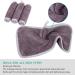 Kinhwa Microfiber Makeup Remover Cloths - Ultra Soft & Reusable Washable Face Towels (3 Pack 15cm x 30cm Purple) - Eco-Friendly Makeup Wipes for All Skin Types - Buy Online on GoSupps.com