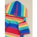 QWINEE Rainbow Colorful Dog Hoodie Sweatshirt for Small Dogs - Multicolor Medium - Buy Online on GoSupps.com