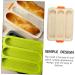 Alipis 1pc 3 Bread Silicone Mold Silicone Molds Hot Dog Molds French Bread Mould Cake Second Generation 34.5x24cm White - Buy Online on GoSupps.com