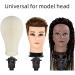 LUNGCYX 23 Inch Wig Head Stand Tripod Set for Wigs Making Display - Mannequin Canvas Block Head, T-pin, Wig Cap, Adjustable Bracket - Tripod Tool Holder for Mounting - Buy Online on GoSupps.com