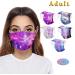 Goddess Accent 50 Pack Disposable Face_Mask Cute Floral Tie Dye Printed Protection for Adults Women - Buy Online on GoSupps.com