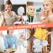LED Vanity Makeup Mirror with Bluetooth & Smart Touch | 3 Color Dimmable & USB Rechargeable | 45 Rotatable Design (White) - Ideal for Makeup Desk - Buy Online on GoSupps.com