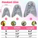 KOXHOX Comfort Corner Fleece Bird Blanket - Cozy Nest Toy for Parrots & Small Animals - Gray - Buy Online on GoSupps.com