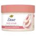 Dove Body Scrub for Silky Smooth Skin White Peach & Crushed Rice Exfoliating Body Scrub that Restores Skin's Natural Nutrients 298 g Peach 298 g (Pack of 1)