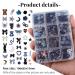 Shop Mixed Style Fashion 3D Nail Art Charms Kit - Resin Camellia Rose Butterfly Bow Moon Heart Bear Snake Hollow Pearl & Rhinestones - Buy Online on GoSupps.com
