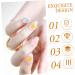 Healeved 4pcs 1 Nail Art Polymer Clay Polymer Clay Beads Sticker for Nails Diy Nail Art Decoration Nail Jewelry Polymer Sprinkles Phone Cases Nails Stickers Nail Stickers Cosmetic - Buy Online on GoSupps.com