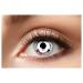 Eyecatcher 84080341-802 - Colored contact lenses 1 pair for 12 months white carnival Mardi Gras Halloween Barbed