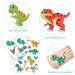 Glitter Dinosaur Temporary Tattoos for Kids Boys - 36 Silver Styles | Birthday Party Supplies & Favors - Buy Online on GoSupps.com