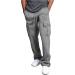 G-Style USA Men's Solid Fleece Heavyweight Cargo Pants - Medium Gray - Buy Online on GoSupps.com