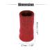 VOCOSTE 10 Pcs Breathable Finger Sleeves - Thumb Braces Support for Arthritis & Trigger Finger - Elastic Compression Protectors for Pain Relief - Red - Buy Online on GoSupps.com