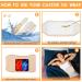 4 Piece Reusable Castor Oil Pack Wrap - Biobaumwolle Elastic Plus Size for Belly Stomach Neck Back & Breast | International Shipping - Buy Online on GoSupps.com