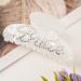 Bride Acrylic Hair Clip - Double-Side Rhinestone Bride Logo | Wedding & Bachelorette Hair Decorations - Buy Online on GoSupps.com