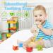 3-Pack Baby Biting Toys | BPA-Free Silicone Teething Rings & Pacifier Chain for 3+ Months | Safe Durable & Colorful Teething Accessories - Buy Online on GoSupps.com