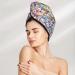 Hair Towel Wrap & Turban for Quick Drying | Colorful Watercolor Dots Shop Internationally - Buy Online on GoSupps.com