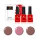 BLUESKY Gel Nail Polish Set Clay Canyon 80571 Light Brown A043 Satin Nightie 80563 (Requires Curing Under Uv/Led Lamp) Warm Nudes 5 ml (Pack of 3) Warm Nudes 15 ml (Pack of 1)