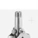 Stainless Steel Nose Hair Trimmer - Manual Shaver for Men | Washable Ear & Nose Hair Removal Tool - Buy Online on GoSupps.com