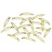 Buy Mini Gold Shimmering Hair Clips - 20 Pack (4.3cm) with Pink Storage Box | International Shipping Available - Buy Online on GoSupps.com