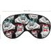 Funny Frogs Sleep Mask Eye Cover for Sleeping Blindfold with Adjustable Strap Blocks Light Night Travel Nap for Men Women - Buy Online on GoSupps.com