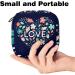 Buy Women's Band Storage Bag - Blue Heart Shaped Menstrual Cup & Makeup Organizer - Travel Friendly & Big Capacity - Buy Online on GoSupps.com