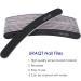 Uraqt 15-Piece Nail Files Set - Double-Sided Disposable Gel Nail Files 180/240 Grit in Purple & Black - Perfect Nail Care Tools & Accessories - Buy Online on GoSupps.com