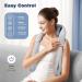 Knqze 4D Neck Massage Device with Heat - Wireless Shiatsu Pillows for Pain Relief | Expert Knet Massage for Neck Shoulder & Legs - KN6 Gray - Buy Online on GoSupps.com