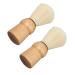 Razor Brush with Wooden Handle & Soft Synthetic Bristles - Comfortable Shaving for Men Portable for Home & Salon Use - Buy Online on GoSupps.com