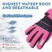Buy BQA Waterproof Children Ski Gloves - Warm Tear-Resistant Snowboard Gloves for Girls - Extra Long Cuff Pink - Buy Online on GoSupps.com