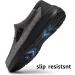 LARNMERN Slip Resistant Men's Loafers - Non Slip Work Shoes for Restaurant & Chef, Lightweight & Comfortable Slip-Ons - Size 13, Light Black - Buy Online on GoSupps.com
