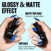 TOMICCA Gel Base and Top Coat Set - Matte and Glossy No Wipe Finish for Nail Art - 15ML 3 PCS - Buy Online on GoSupps.com