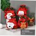 KOMBIUDA Pouch 3pcs Christmas Bag Candy Bags Christmas Packaging Bags Sack Bags Cute Storage Bags Drawstring Pouch - Buy Online on GoSupps.com