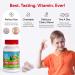 Delicious Kids Multivitamin 90 Vegetarian Gummies Complete Children s Supplement with Essential Vitamins and Minerals - Vitamin A B C D3 Calcium Iron Folic Acid Zinc Cherry Flavor - Buy Online on GoSupps.com