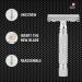 Pearl Double Edge Open Comb Safety Razor for Men - Eco-Friendly Brass Metal Razor | Premium Shaving Kit for Valentine's Gift - Buy Online on GoSupps.com