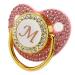 Golden Baby Pacifier - Durable & Lightweight Low Friction Ideal for Your Baby at Home (Letter M) - Shop Internationally! - Buy Online on GoSupps.com